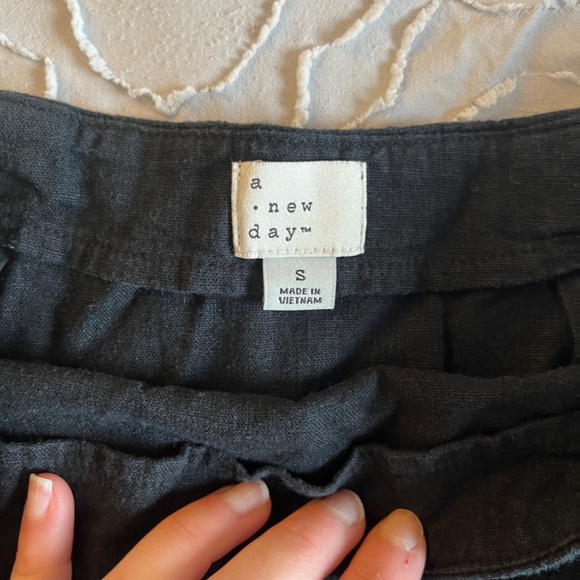 NWOT A New Day Mini Linen Skirt - Picture 3 of 5